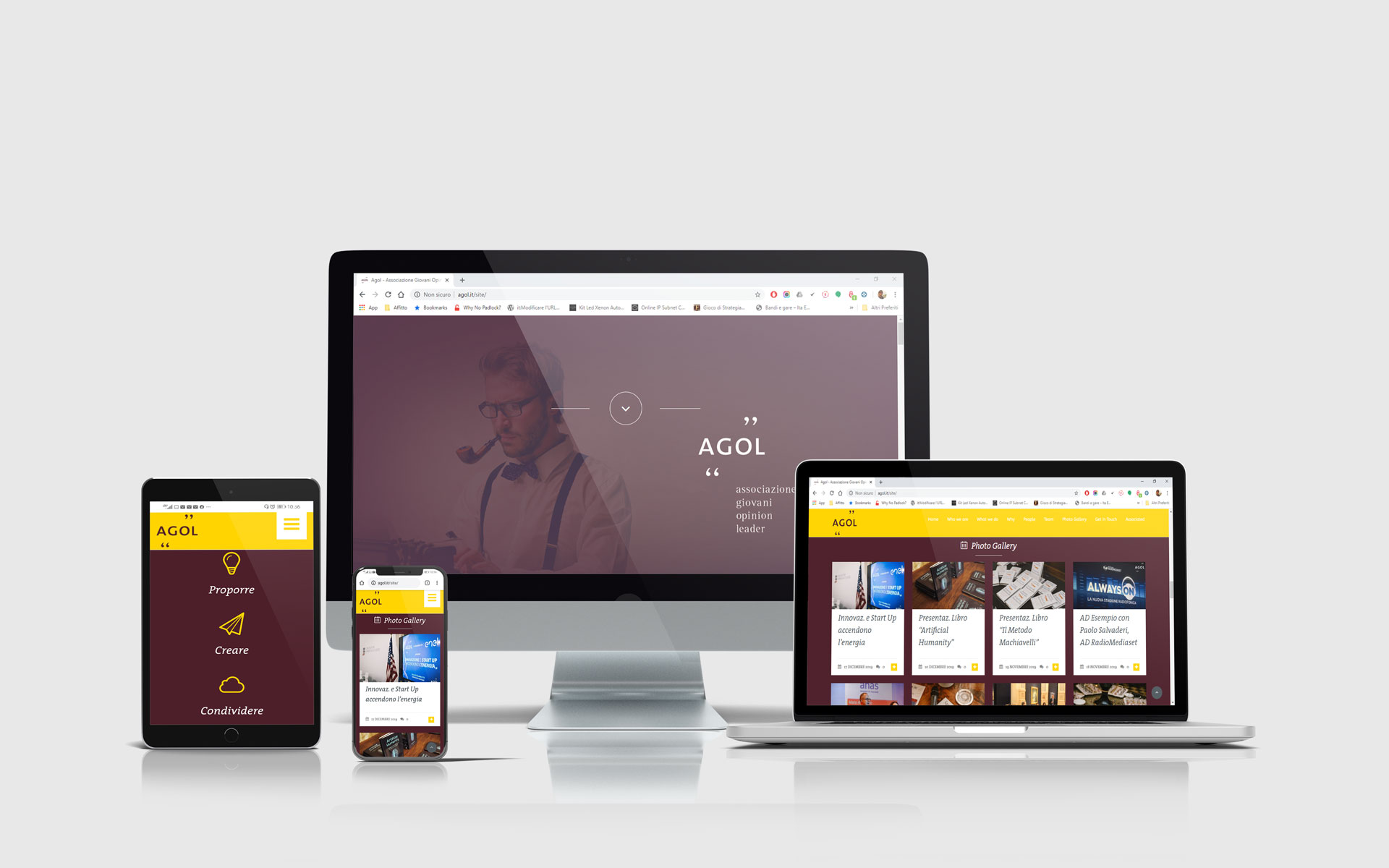 Realizzazione siti web - Agol_devices